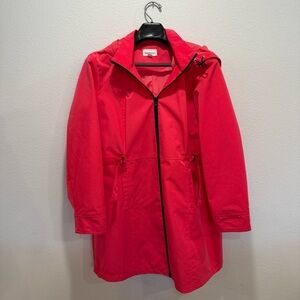 Westport Hot Pink 💖🌸🌷 Water-Resistant Hooded Rain Jacket Size XL